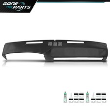 Soft Tpe Dash Cover Dashboard Black Fit For 1973-1980 Chevrolet Gmc Trucks