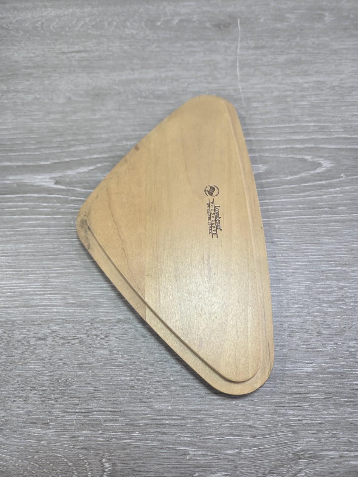 Longaberger 2009 Presidential Inaugural Basket Wood Crafts Lid Stars Triangle