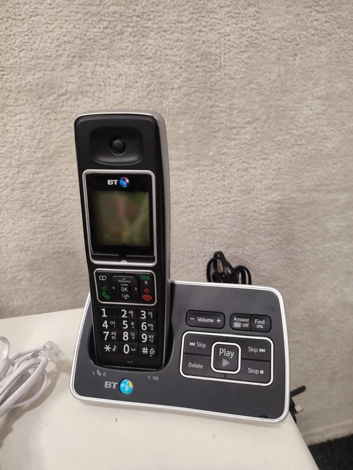 BT Cordless Home Phones 6500 Twin Black Home Work Office 2 Base Units Pat Tested - Image 3 of 4