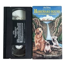 Homeward Bound: The Incredible Journey VHS 1993 Walt Disney Pictures Animal Tape