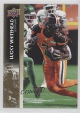 2022 Upper Deck CFL Gold Lucky Whitehead #167 r6v