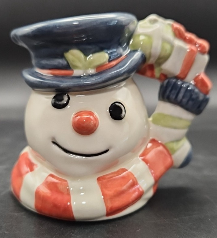 VTG 1998 Royal Doulton Christmas Stocking Snowman #387 out of 2,000 Signed