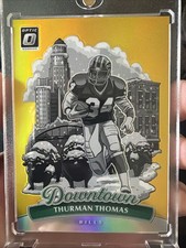 2025 Donruss Optic Thurman Thomas Downtown Gold /10