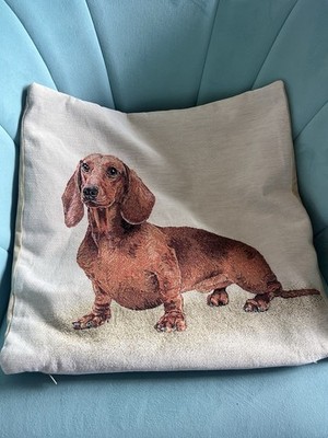 Evans Lichfield Oakwood Wurst Hund Dackel Kissenbezug 16  x 16 