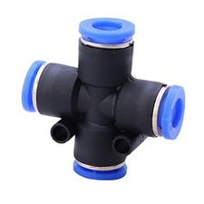 Push to Connect Fittings 10pcs Air Line Quick Connector Pneumatic Fittings Ki...