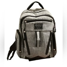 Eddie Bauer Backpack Diaper Bag Changing Pad Heather Grey Unisex Travel