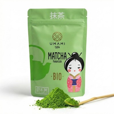 Bio Matcha Grüntee Pulver Superfood 1. Ernte Uji Kyoto Japan 50g Energiespender