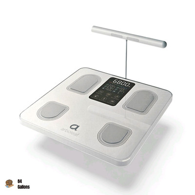 CS10E Body Weight Smart Scale BMI Body Fat Muscle Mass Metrics (White) Open Box