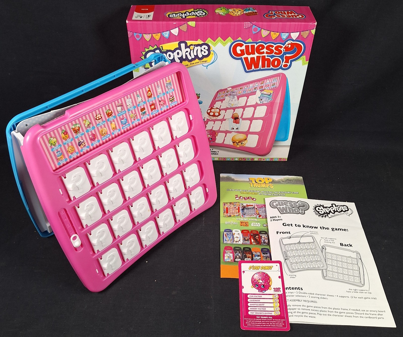 Guess Who? Shopkins Edition Board Game by Hasbro 2015 Complete