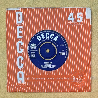 NASHVILLE TEENS '' GOOGLE EYE '' SUPER CLEAN ORIGINAL UK 7''