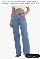 Ettelo High Waisted Blue Jeans Women's Size 2 Denim Collection NEW WITH TAGS
