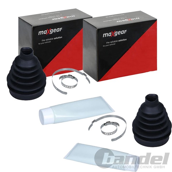 2X Maxgear Achsmanschetten Satz Radseitig Passend FüR Renault Clio Grand Kangoo-image