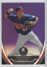 2013 Bowman Platinum Prospects Retail Chrome Purple Refractor Eddie Rosario 1d0