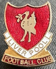 LIVERPOOL FC Vintage club crest badge Maker COFFER N'ton Brooch pin 21mm x 27mm