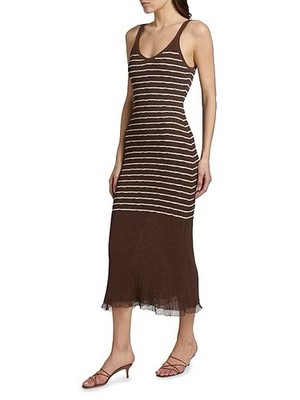 Rag & bone Chiara Stripe Tank Dress NWT retails $398 Size Large (fits medium too