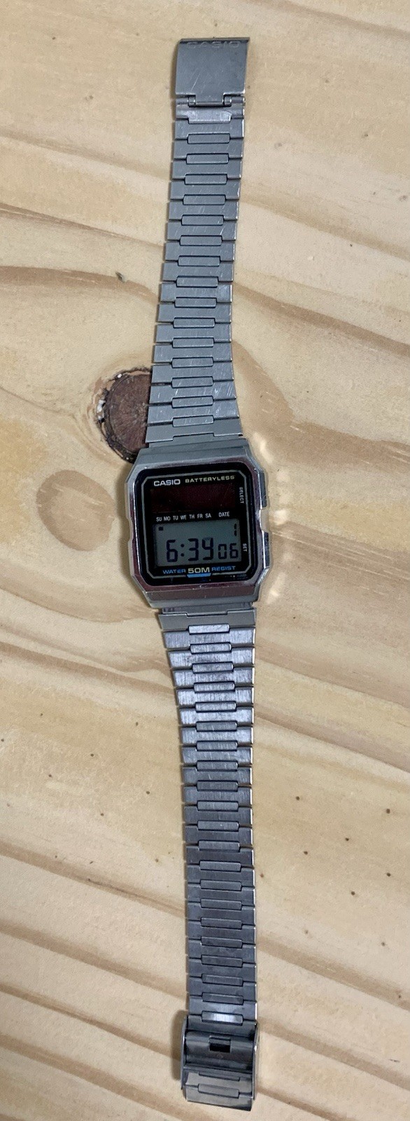 Shipping Digital WB-80 Free Vintage Japan Rare Less Watch Solar Battery Casio - vintagewatches.pk