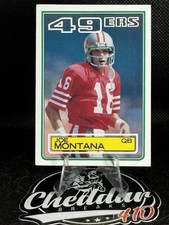 1983 Topps Football Joe Montana!  NM-MT or Better!