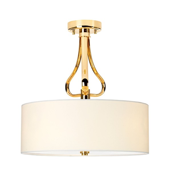 Dekorative Badlampe Led IP44 Spritzwasserdicht Rund In Gold Creme Deckenleuchte-image