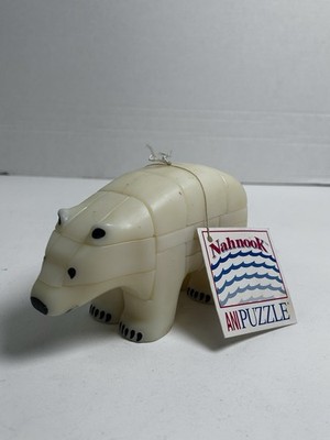 Vintage Anipuzzle Nahnook Polar Bear 1986