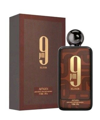 9pm Elixir by Afnan 3.4 Oz Parfum Intense Spray Unisex Extrait De Parfum