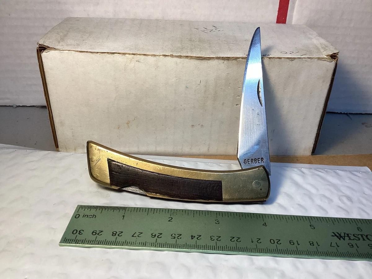 Gerber Sportsman Knife In Collectible Vintage Factory Manufactured