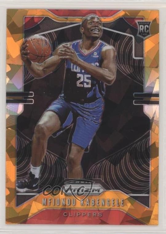 2019-20 Panini Prizm Rookie Orange Ice Prizm Mfiondu Kabengele #271 w1s