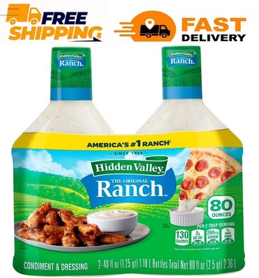 Hidden Valley Original Ranch Dressing, 40 oz., 2 pk.