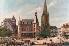 M.S Marotte: View L' Abbey Blessed Saviour Redon Ille-et-Vilaine