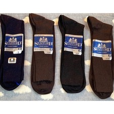 Stafford Brand Vintage Cotton Socks NOS Size 10.5-11 NIP