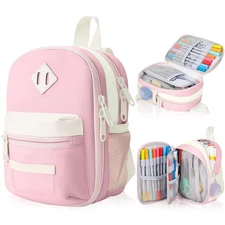 crawing Large Capacity Pencil Case, Mini Backpack Pencil Case, Storage High C...