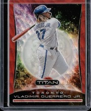 2020 Panini Chronicles #12 Vladimir Guerrero Jr. Titan Ruby Wave #/199