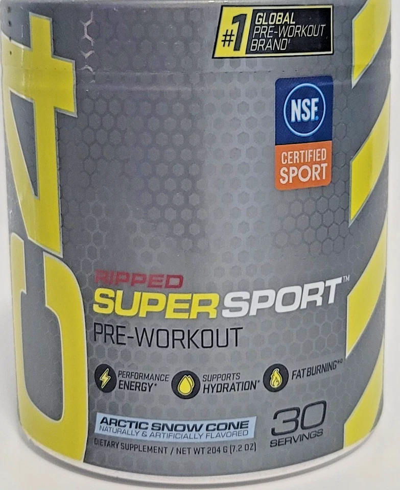 Lote de 2 cono de nieve ártico súper deportivo rasgado pre-entrenamiento C-4 exp 4/2026 Foto 2 de 3