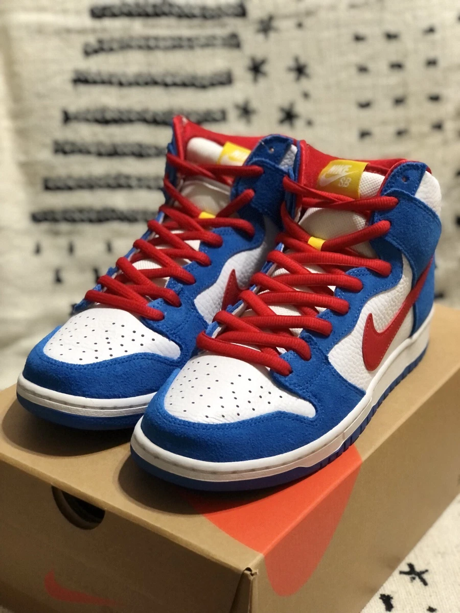 BRAND NEW NIKE SB DUNK HIGH "DORAEMON" US SIZE  CI🔒🔴