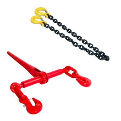 TRIZERATOP Zurrkette, Spannkette , zweiteilig 2t, 6mm; 2,0m, Schwerlastsicherung