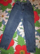 Vintage Lee Made in USA blue denim jeans womens sz 10 M Med high waist EUC 27"