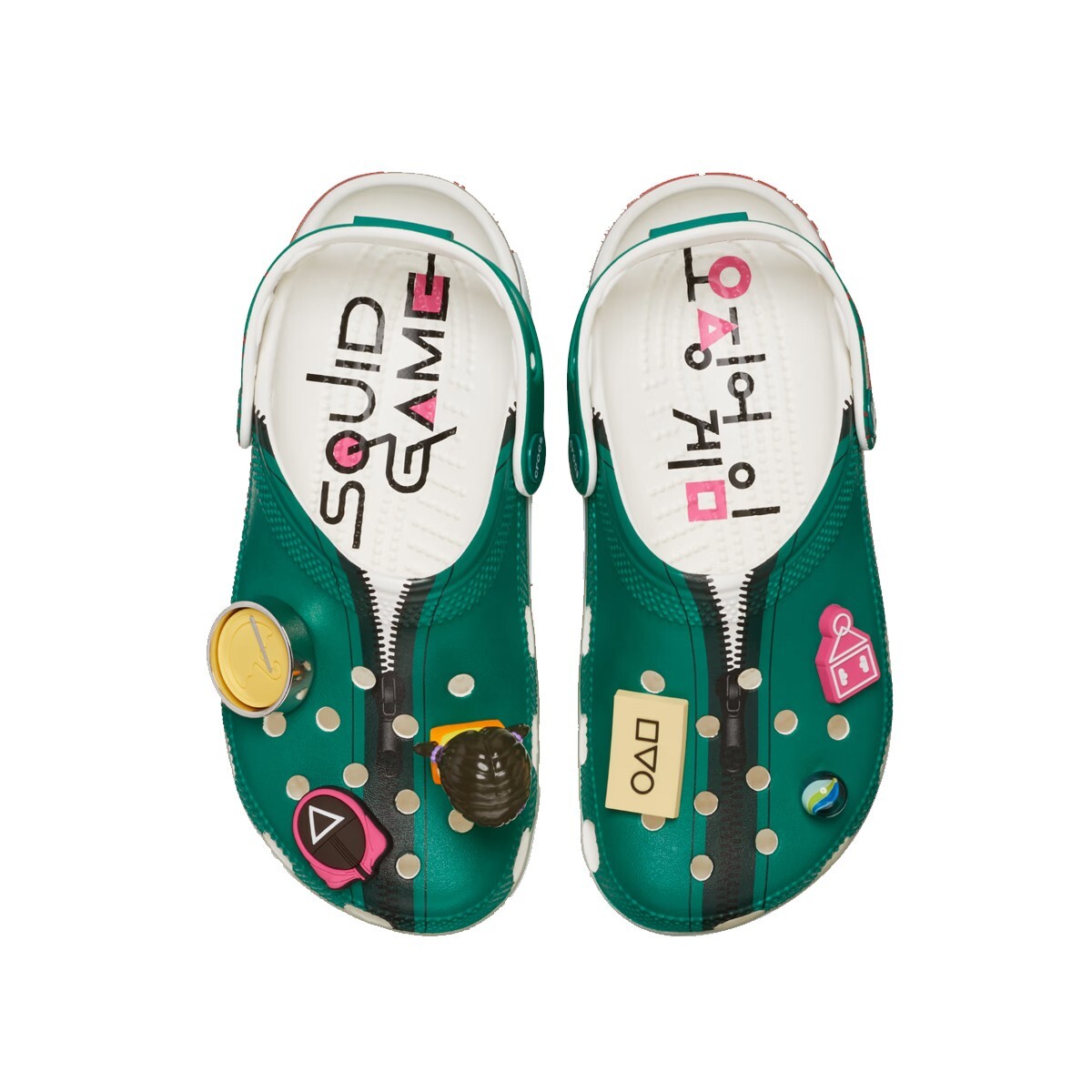 Мужские кроссовки Crocs x Squid Game Classic Clog (мульти) 210224-90H