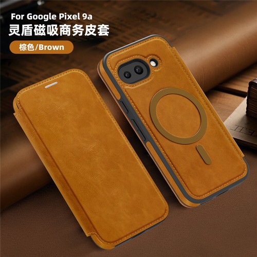 For Google Pixel 8 9 Pro XL 9A Magnetic Magsafe Flip Leather Wallet Case Cover - Picture 62 of 78
