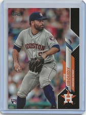 2020 Topps Series 1 JOSE URQUIDY Black Parallel 09/69 ASTROS #310 RC Rookie
