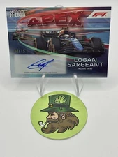 2024 Topps Paddock Pass Formula 1 F1 Logan Sargeant Apex Auto 14/15 #AP-SAR