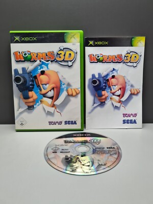 WORMS 3D + ANLEITUNG MICROSOFT XBOX PAL OVP CIB KOMPLETT