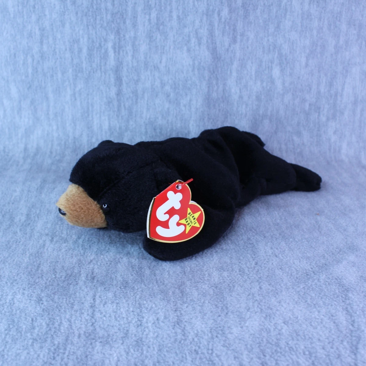BEAR TY BLACKIE Black Beanie Babies 7 15 94 VINTAGE 4011 NEW WITH