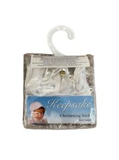 baby christening socks and shoes size large