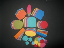 120pc BRIGHTS COLLECTION STAMPIN UP CARDSTOCK PUNCH TAGS UPDATED COLORS A