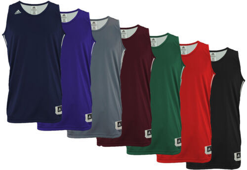 Adidas Men's Reversible Basketball Practice Jersey, Color Options - Picture 1 of 15