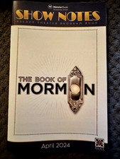 THE BOOK OF MORMON  (US TOUR) (APRIL 2024) (WATERBURY, CT)