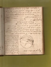 1840-1850s Handwritten Journal-Notebook Halifax VA  elections, history, charts