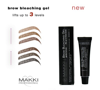 Makki Brow Bleichgel hebt die Farbe der Augenbrauen bis zu 3 Stufen 15ml