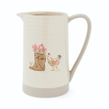 Cooksmart Hen House Lane Collection large jug chicken & wellies wellington boots