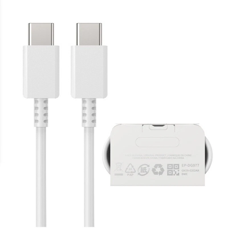 2x Cable de Carga Súper Rápida USB-C 3FT Original Samsung Galaxy S25 S24 S23 S22 Foto 2 de 4
