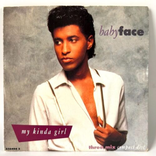 Babyface – My Kinda Girl (Three Mix Compact Disc) Solar CD Single, Free P&P - Picture 1 of 24